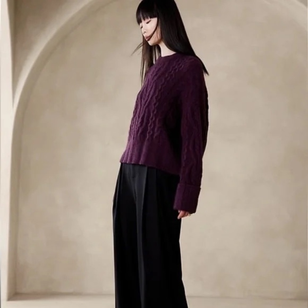 Banana Republic Sofie Cable Knit Sweater